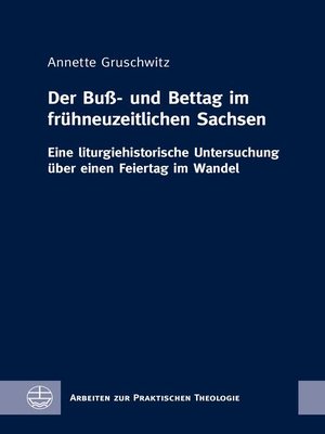 cover image of Der Buß- und Bettag im frühneuzeitlichen Sachsen